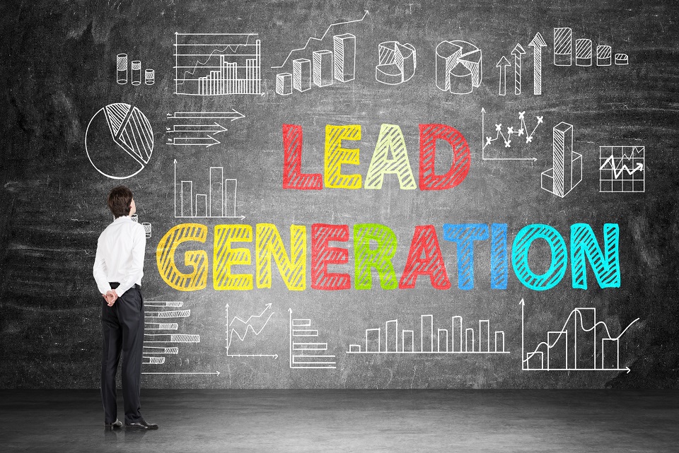 board explaining lead generation